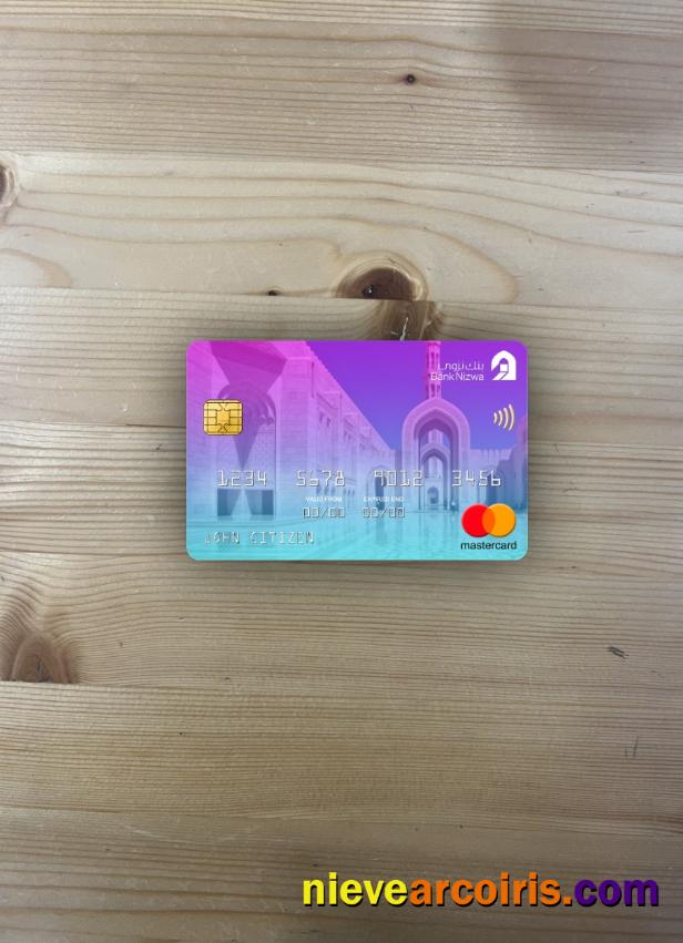 Oman Bank Nizwa mastercard photolook